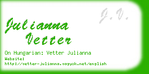 julianna vetter business card